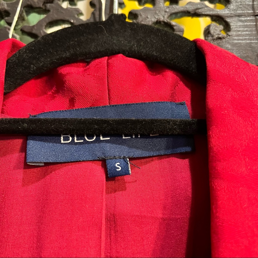 Blue Life Davi Blazer in Leopard Risky Red - Picture 5 of 6